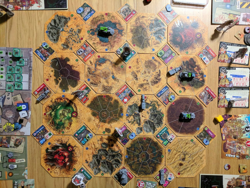 An overview of WEDS’ main playing area.